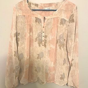 Very lightweight, flowy floral blouse (honestly,my favorite top I’ve ever owned)